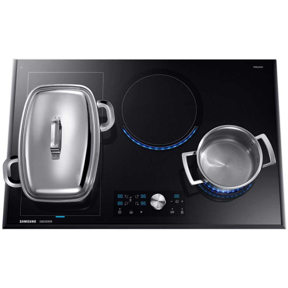 Samsung NZ84T9770EK 80cm Infinite Range Four Zone Flex Induction Hob - BLACK Samsung NZ84T9770EK 80cm Infinite Range Four Zone Flex Induction Hob - BLACK