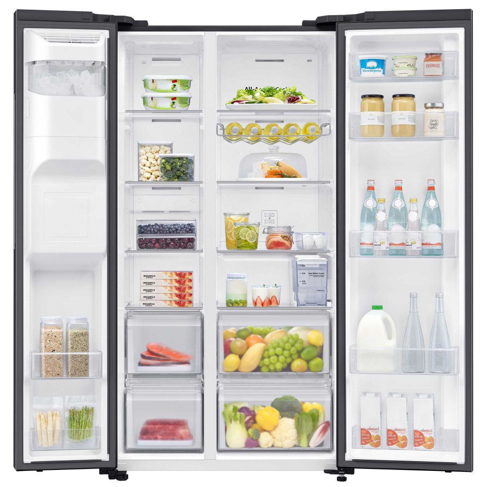 Samsung American Style Fridge Freezer With Ice & Water Non Plumbed RS64DG53R3B1EU - BLACK Samsung American Style Fridge Freezer With Ice & Water Non Plumbed RS64DG53R3B1EU - BLACK