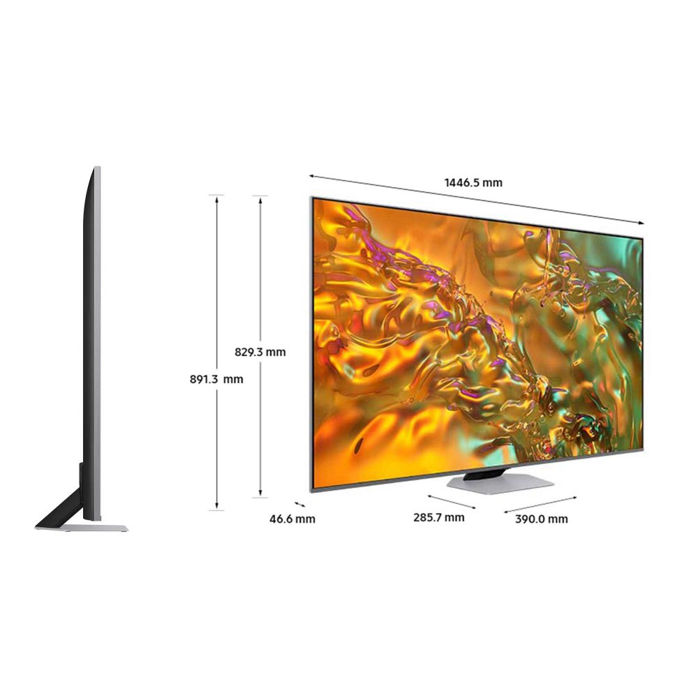 Samsung 2024 65" Q80D QLED 4K HDR Smart TV QE65Q80DA - SILVER Samsung 2024 65" Q80D QLED 4K HDR Smart TV QE65Q80DA - SILVER