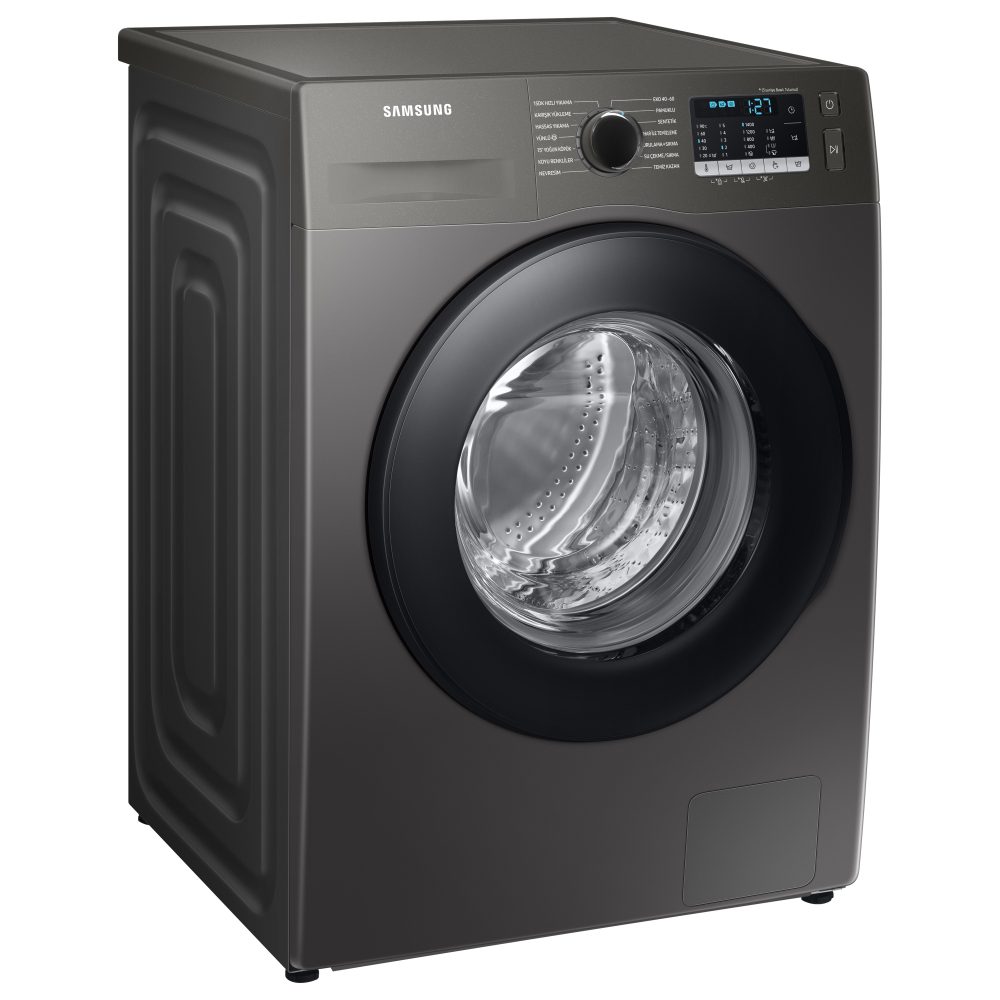 Samsung 9kg Series 5 Ecobubble Steam Washing Machine 1400rpm WW90TA046AX - GRAPHITE Samsung 9kg Series 5 Ecobubble Steam Washing Machine 1400rpm WW90TA046AX - GRAPHITE