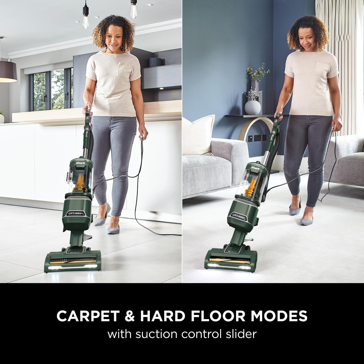 Shark Anti Hair Wrap Upright Vacuum Cleaner With Lift-Away, Pet Model - Nz691ukt - Green Shark Anti Hair Wrap Upright Vacuum Cleaner With Lift-Away, Pet Model - Nz691ukt - Green