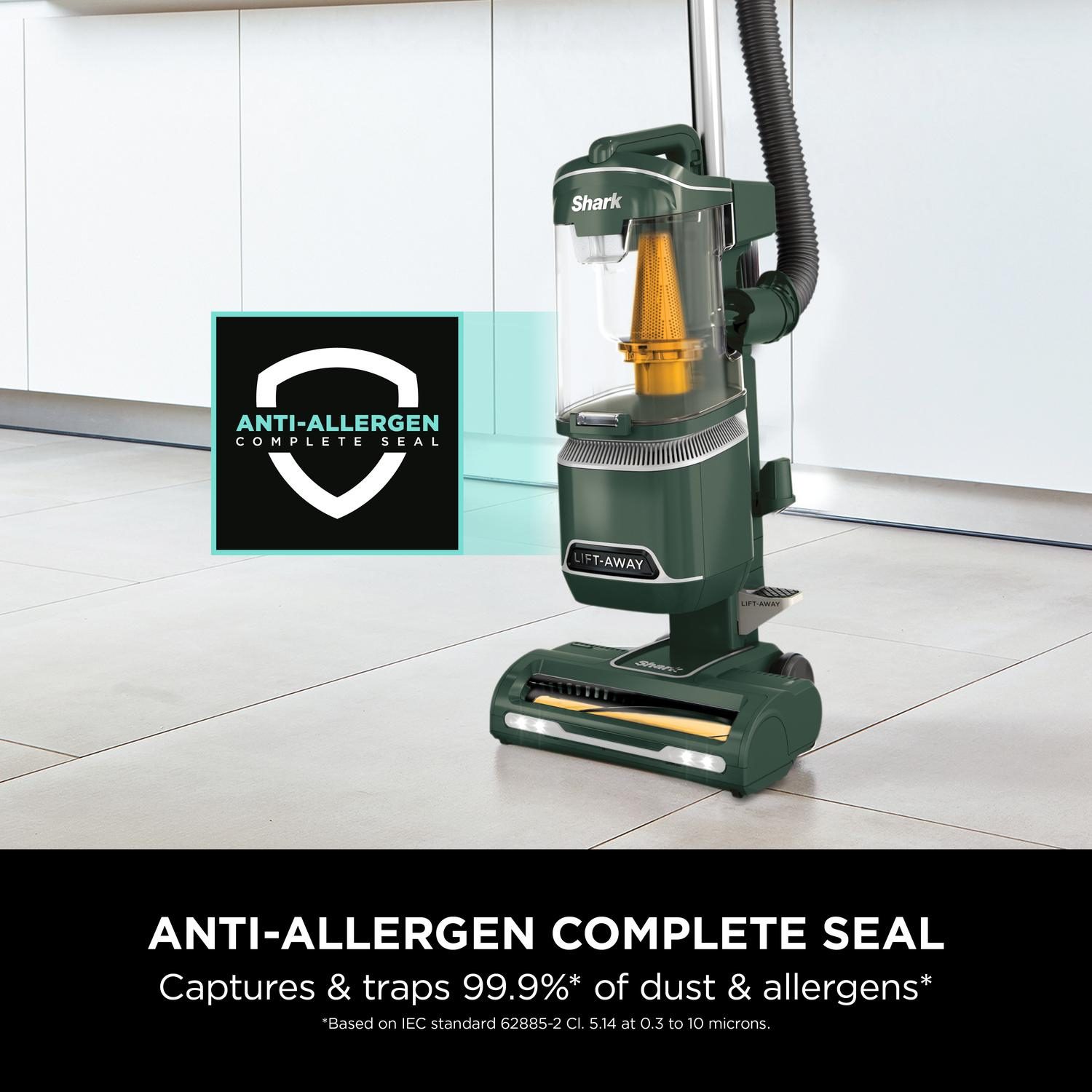 Shark Anti Hair Wrap Upright Vacuum Cleaner With Lift-Away, Pet Model - Nz691ukt - Green Shark Anti Hair Wrap Upright Vacuum Cleaner With Lift-Away, Pet Model - Nz691ukt - Green