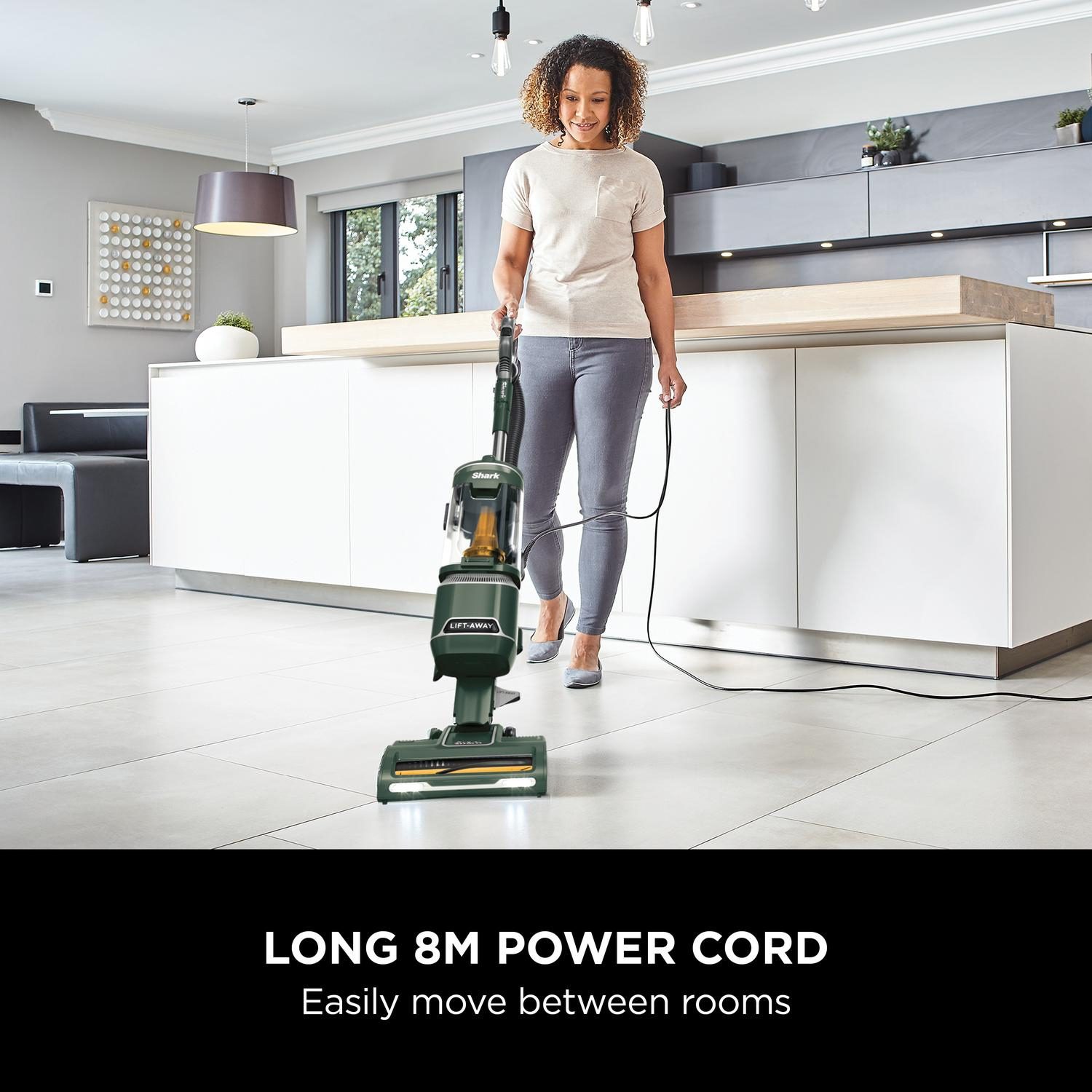 Shark Anti Hair Wrap Upright Vacuum Cleaner With Lift-Away, Pet Model - Nz691ukt - Green Shark Anti Hair Wrap Upright Vacuum Cleaner With Lift-Away, Pet Model - Nz691ukt - Green