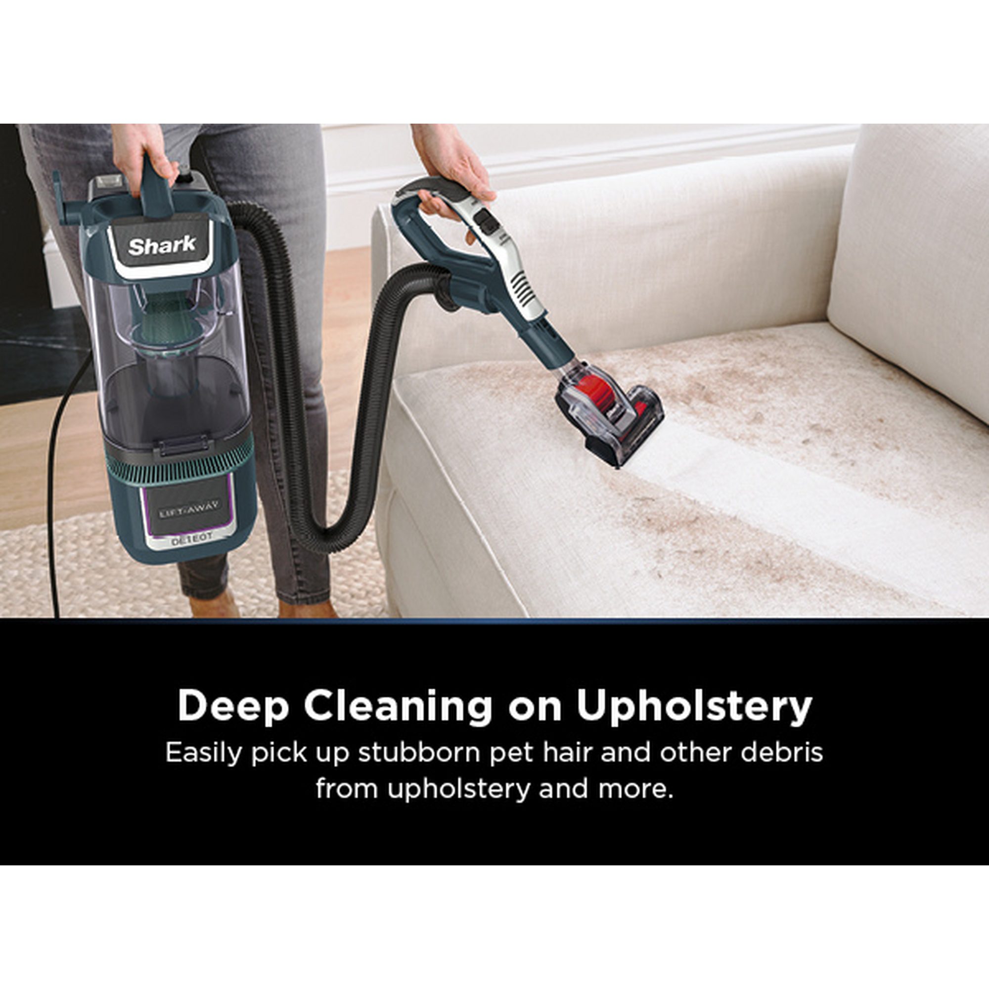 Shark Detect Pet Pro Upright Corded Vacuum LA791UKT - Silver Shark Detect Pet Pro Upright Corded Vacuum LA791UKT - Silver