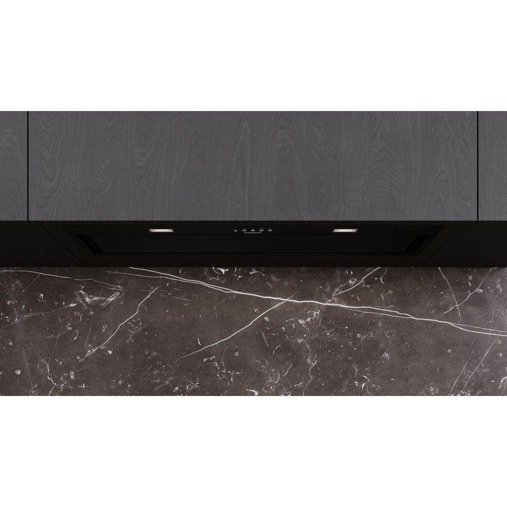 Siemens IQ-500 86cm Canopy Hood LB87NAC60B - Black