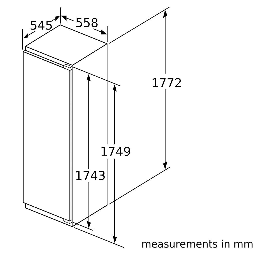 Siemens 177cm IQ GI81NHCE0 - 700 Integrated In Column Frost Free Freezer Siemens 177cm IQ GI81NHCE0 - 700 Integrated In Column Frost Free Freezer