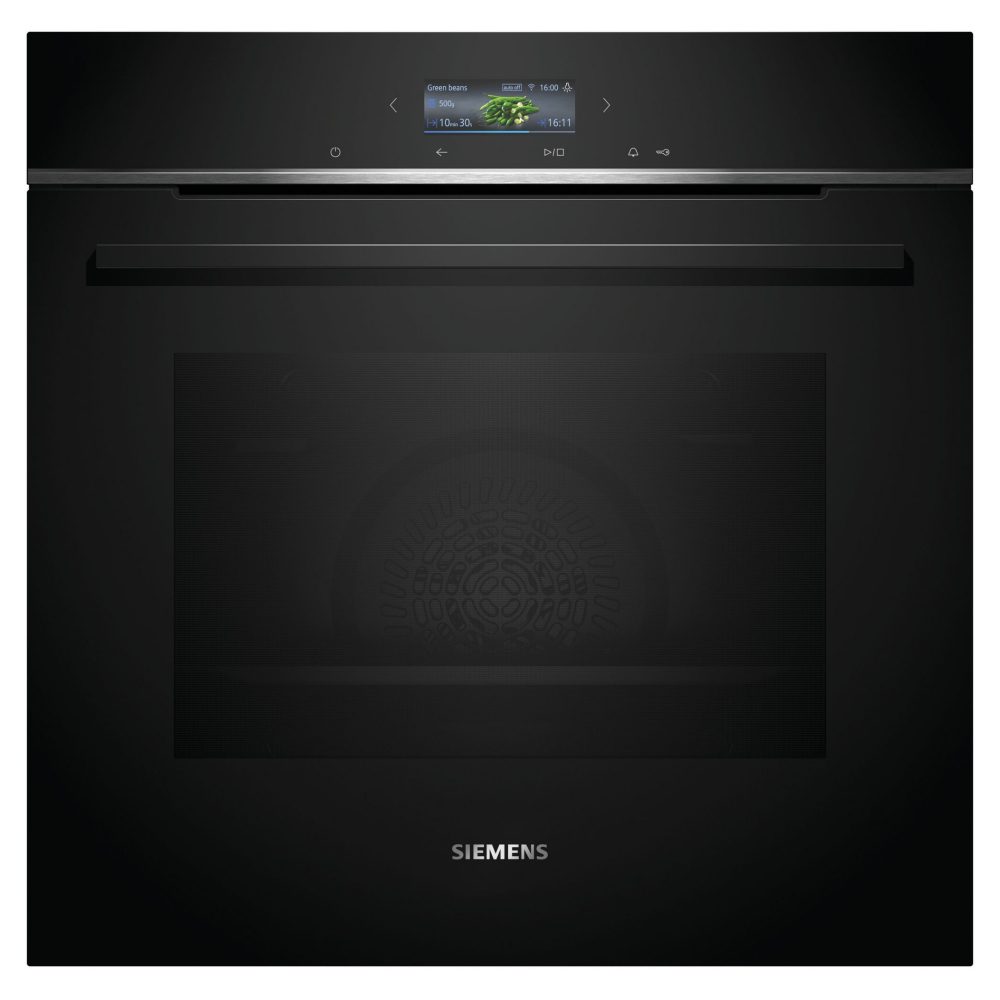 Siemens  IQ-700 Pyrolytic Multifunction Single Oven HB772G1B1B - BLACK