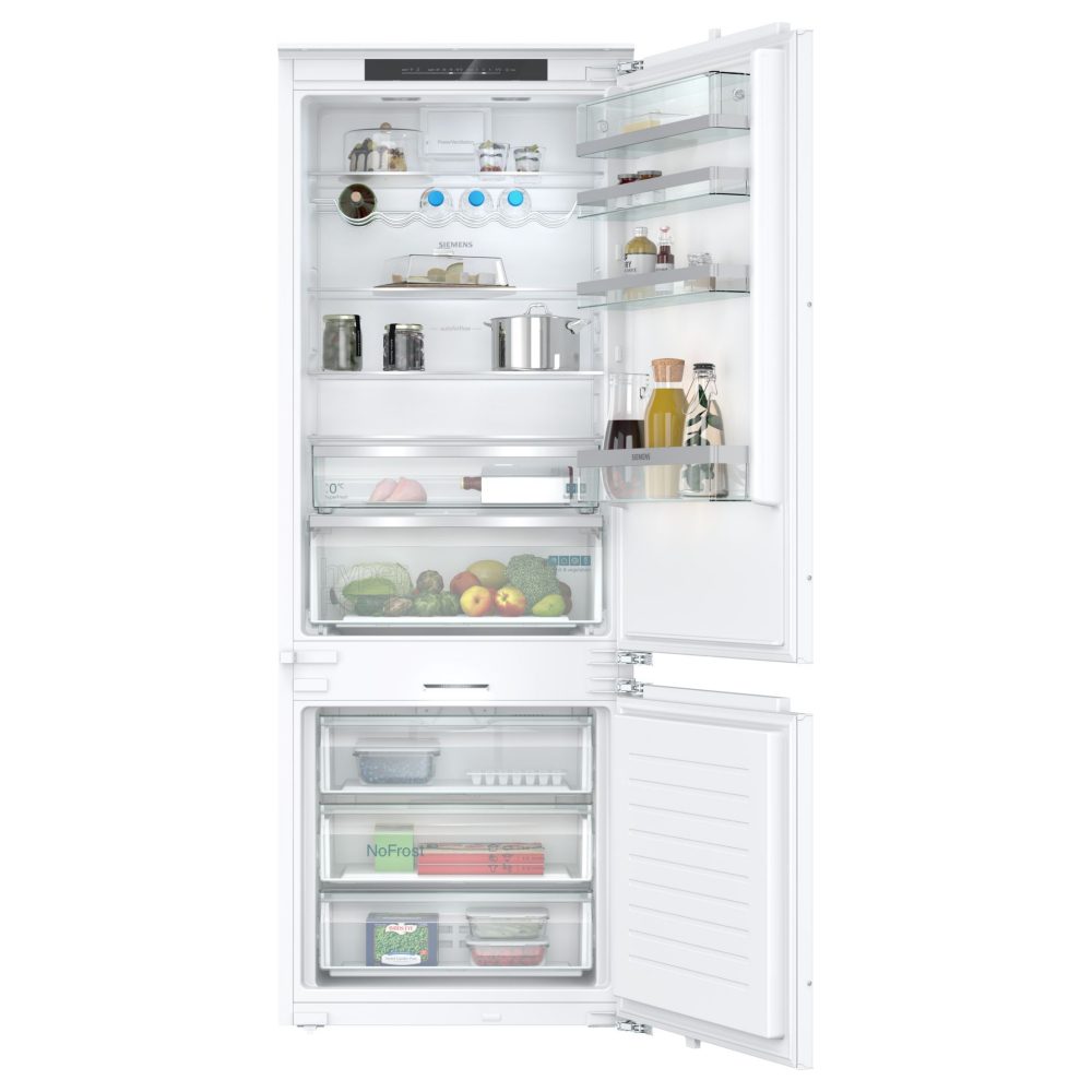 Siemens  194cm IQ KB96NADD0G - 500 71cm Wide Integrated 60/40 Frost Free Fridge Freezer