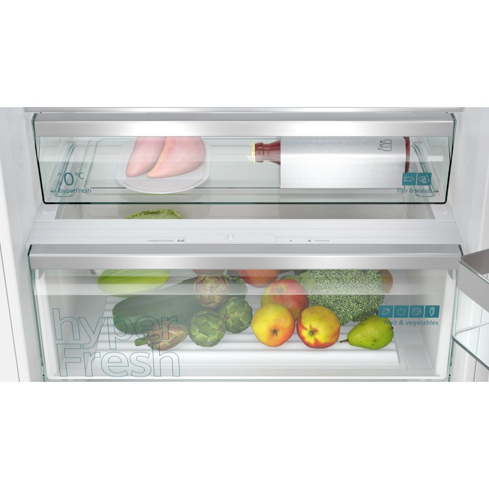 Siemens 194cm IQ KB96NADD0G - 500 71cm Wide Integrated 60/40 Frost Free Fridge Freezer Siemens 194cm IQ KB96NADD0G - 500 71cm Wide Integrated 60/40 Frost Free Fridge Freezer