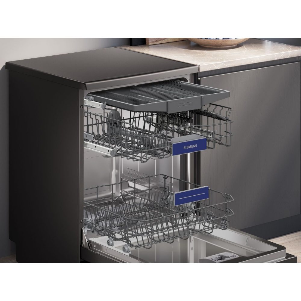 Siemens IQ-300 60cm Freestanding Dishwasher SN23EC03ME - BLACK STEEL Siemens IQ-300 60cm Freestanding Dishwasher SN23EC03ME - BLACK STEEL