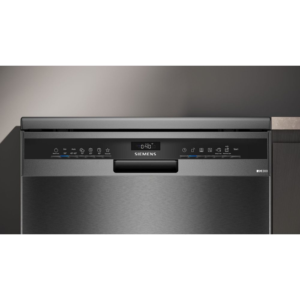 Siemens IQ-300 60cm Freestanding Dishwasher SN23EC03ME - BLACK STEEL Siemens IQ-300 60cm Freestanding Dishwasher SN23EC03ME - BLACK STEEL