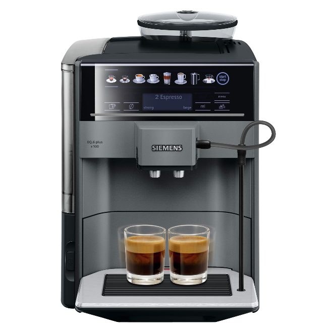 EQ6 Fully Automatic Freestanding Coffee Machine TE651209GB TITANIUM