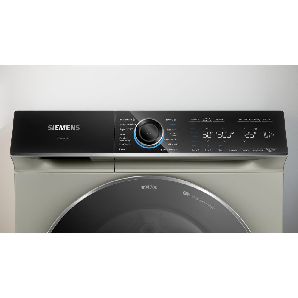Siemens 10kg IQ-700 i-DOS Washing Machine 1600rpm WG56B2ATGB - SILVER Siemens 10kg IQ-700 i-DOS Washing Machine 1600rpm WG56B2ATGB - SILVER