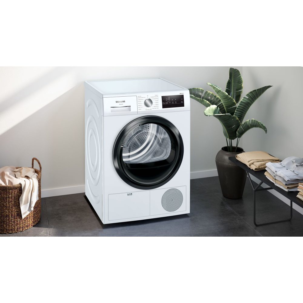 Siemens WT45N203GB 8kg IQ-300 Condenser Tumble Dryer - WHITE Siemens WT45N203GB 8kg IQ-300 Condenser Tumble Dryer - WHITE