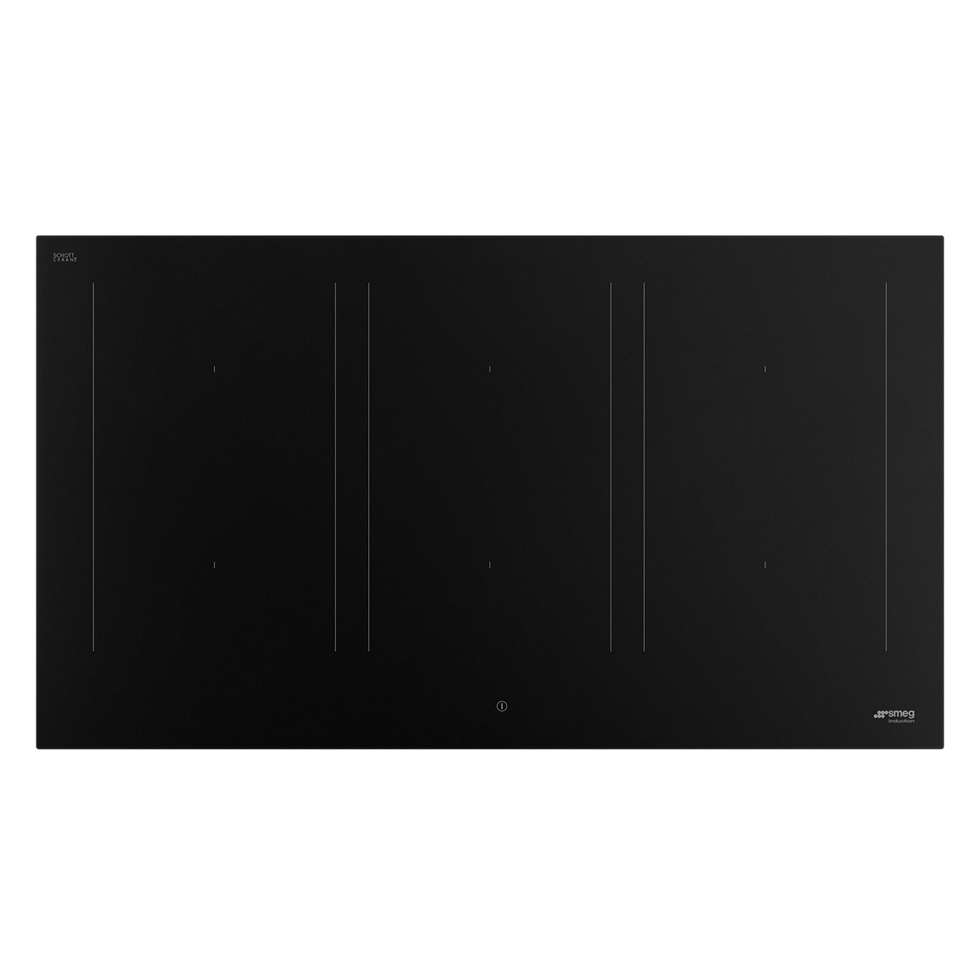 Smeg 90cm 6 Zone Multizone Induction Hob SIM3964N - BLACK
