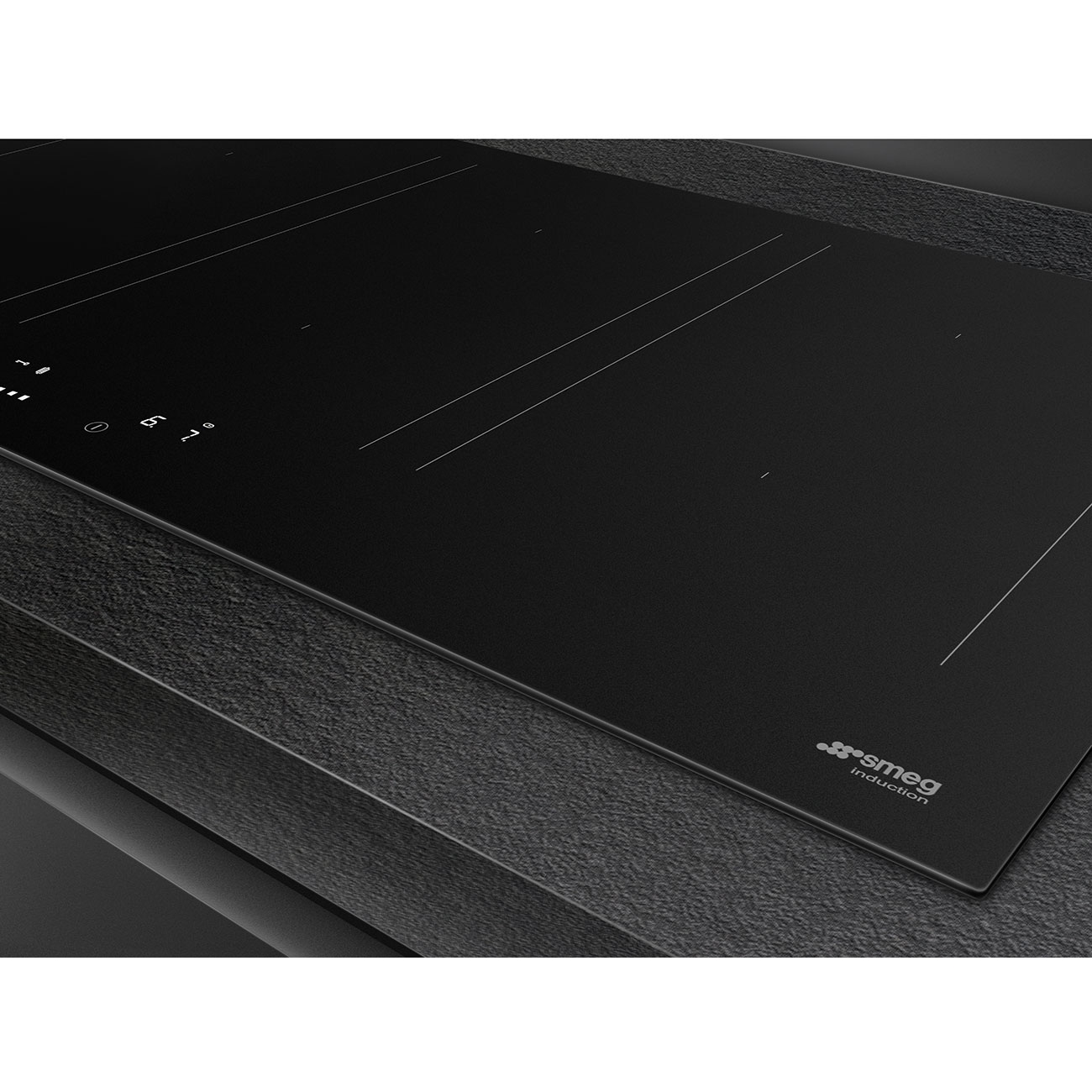 Smeg 90cm 6 Zone Multizone Induction Hob SIM3964N - BLACK Smeg 90cm 6 Zone Multizone Induction Hob SIM3964N - BLACK
