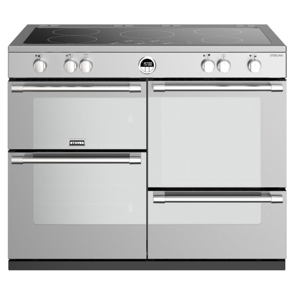 Stoves 11431 Sterling 110cm Induction Range Cooker ST STER S1100EI MK22 SS - STAINLESS STEEL Stoves 11431 Sterling 110cm Induction Range Cooker ST STER S1100EI MK22 SS - STAINLESS STEEL