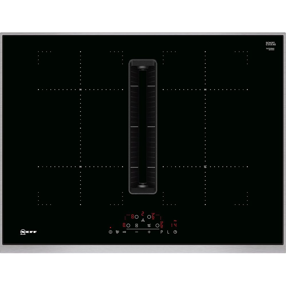 Neff 70cm Air Venting Induction Hob T47TD7BN2 - STAINLESS STEEL Neff 70cm Air Venting Induction Hob T47TD7BN2 - STAINLESS STEEL