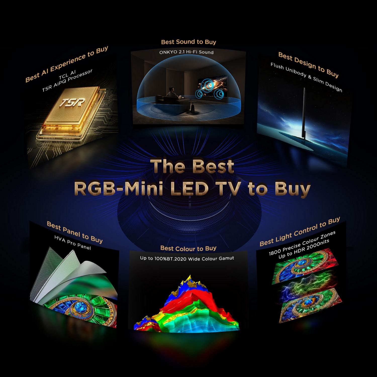 TCL 85″ RGB Mini LED TV, 4K UHD, 144Hz, Smart Google TV 85RM7L-UK - Black TCL 85″ RGB Mini LED TV, 4K UHD, 144Hz, Smart Google TV 85RM7L-UK - Black