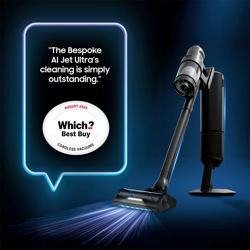 Samsung Bespoke AI Jet Ultra Complete Extra 400W Vacuum Cleaner VS90F40DEK/EU - BLACK Samsung Bespoke AI Jet Ultra Complete Extra 400W Vacuum Cleaner VS90F40DEK/EU - BLACK