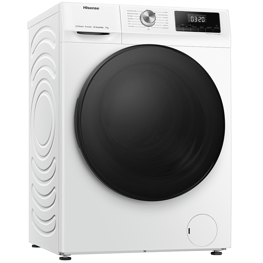Hisense 9kg 3 Series Washing Machine 1400rpm WFQA9014EVJM - WHITE Hisense 9kg 3 Series Washing Machine 1400rpm WFQA9014EVJM - WHITE