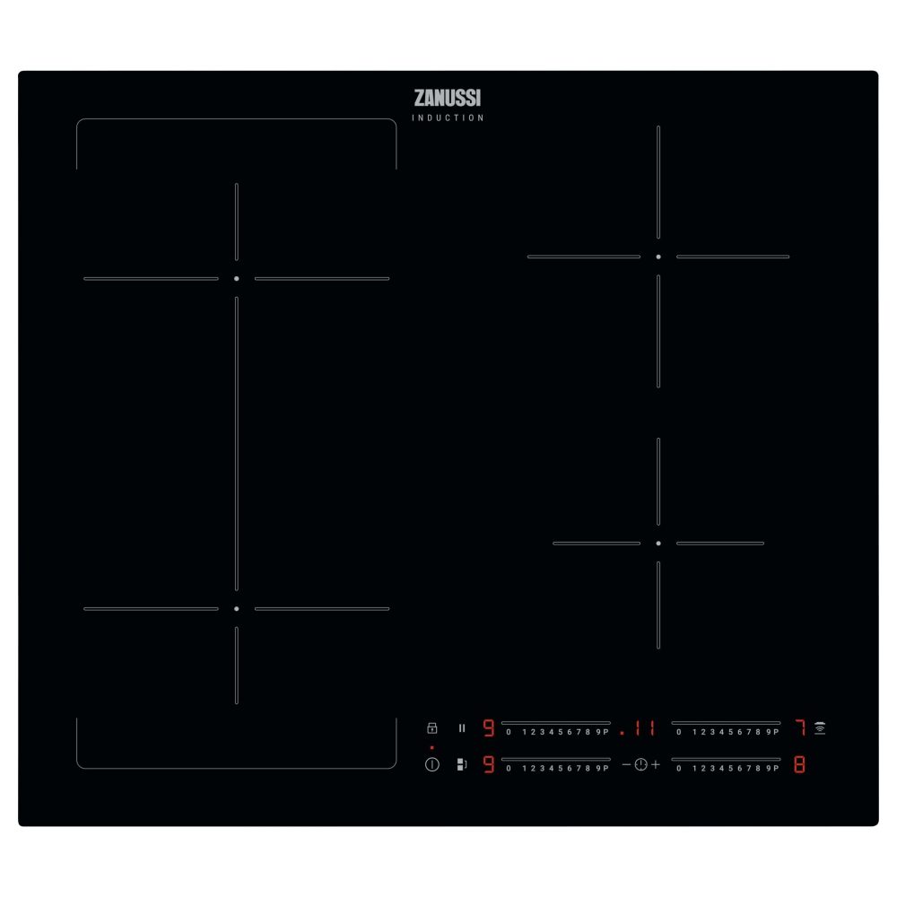 Zanussi 59cm Frameless Induction Hob ZIFN644K - BLACK Zanussi 59cm Frameless Induction Hob ZIFN644K - BLACK