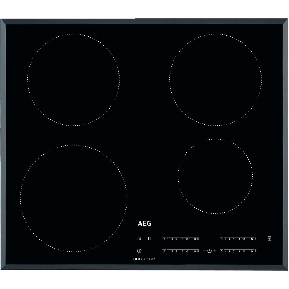 AEG  60cm Series 3000 4 Zone Bevelled Edge Induction Hob IKB64401FB - Black