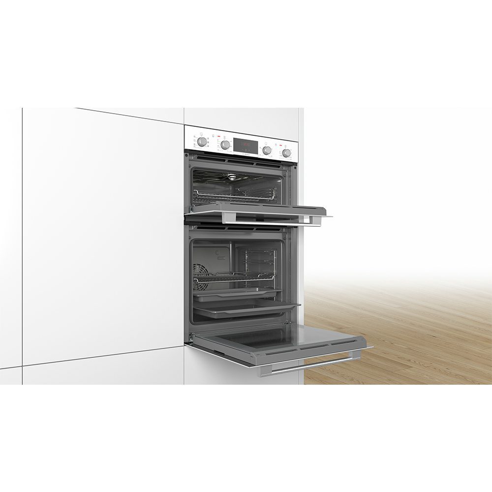 Bosch Built In Series 4 Double Oven MBS533BW0B - White Bosch Built In Series 4 Double Oven MBS533BW0B - White