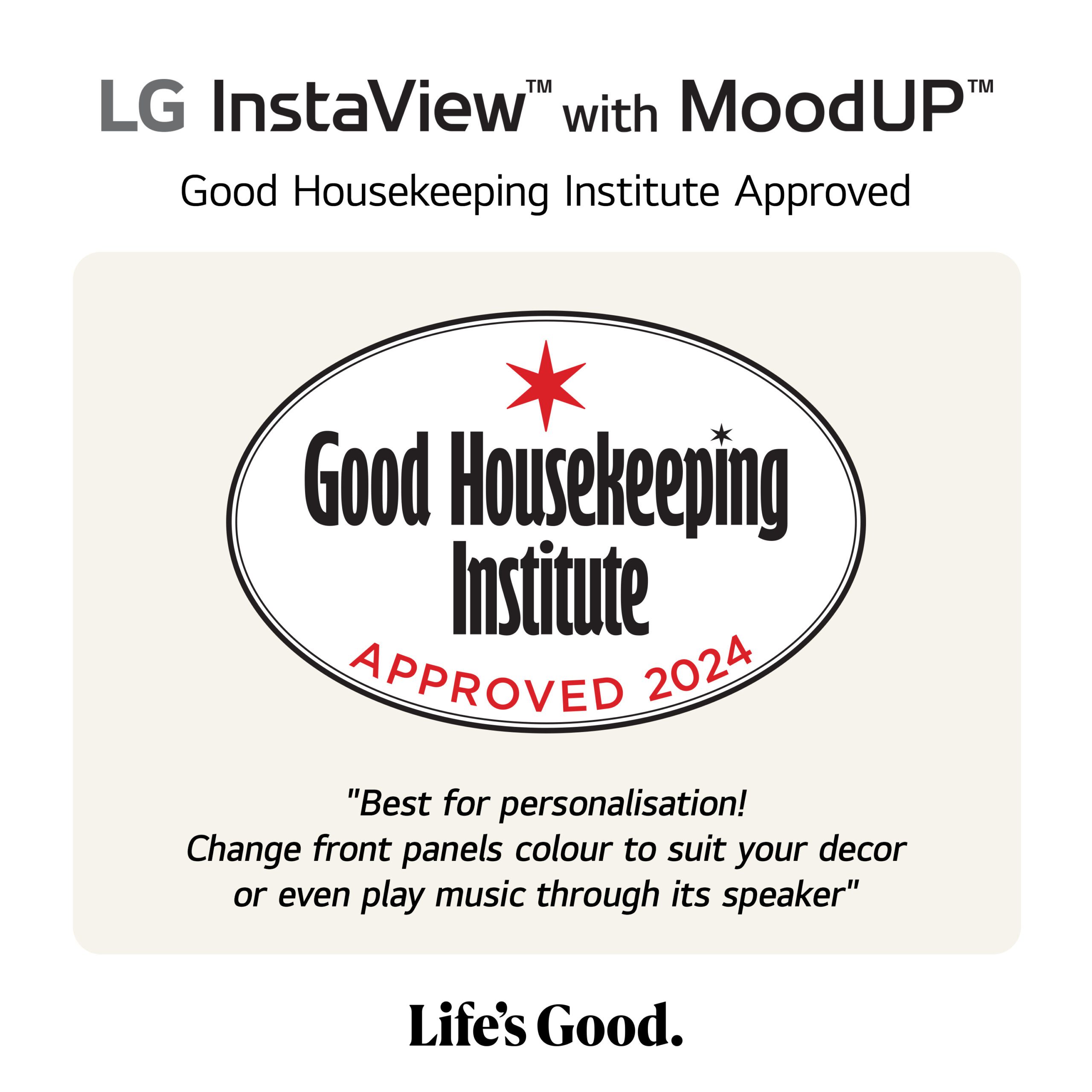 LG Mood Up Instaview French Style Fridge Freezer GMV960NNME - MOODUP LG Mood Up Instaview French Style Fridge Freezer GMV960NNME - MOODUP
