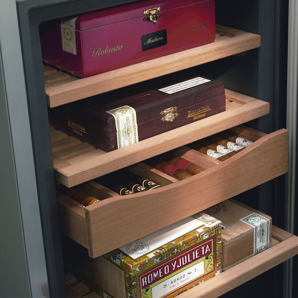 Liebherr Special Order Freestanding Humidor Cigar Cabinet ZKES453 - STAINLESS STEEL Liebherr Special Order Freestanding Humidor Cigar Cabinet ZKES453 - STAINLESS STEEL