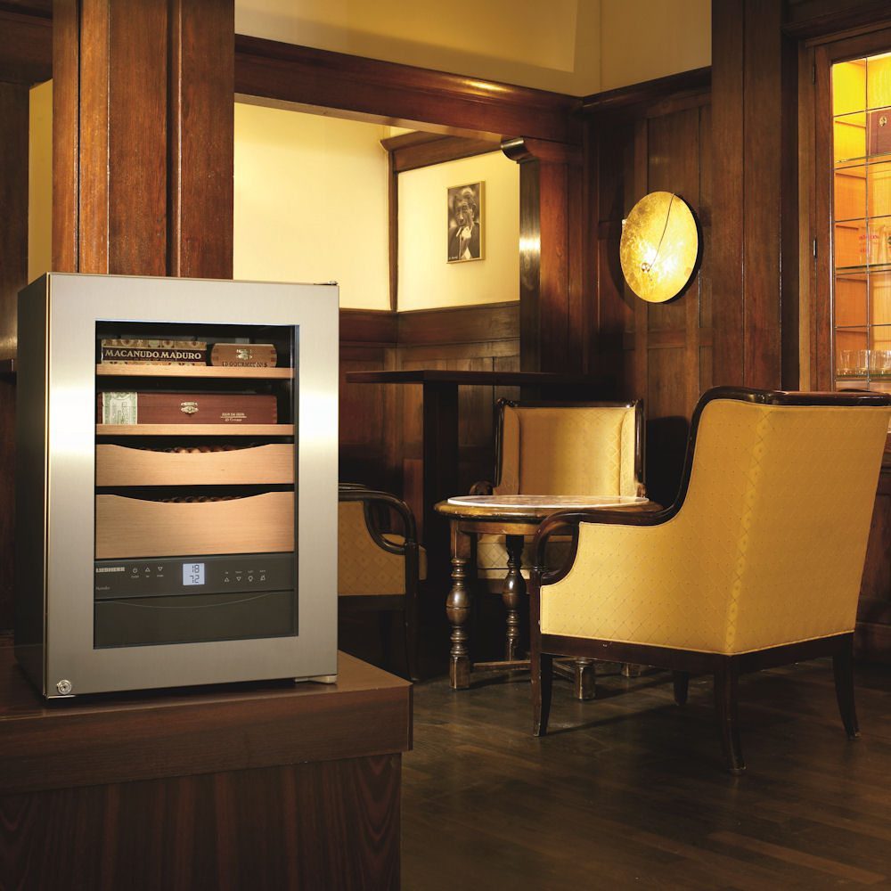 Liebherr Special Order Freestanding Humidor Cigar Cabinet ZKES453 - STAINLESS STEEL Liebherr Special Order Freestanding Humidor Cigar Cabinet ZKES453 - STAINLESS STEEL