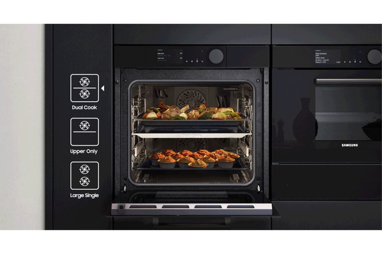Samsung Dual Cook Steam Pyrolytic Oven, Combi Microwave & Warming Drawer Pack NV75T9979CD NQ50T9539BD NL20T9100WD PACK - GREY Samsung Dual Cook Steam Pyrolytic Oven, Combi Microwave & Warming Drawer Pack NV75T9979CD NQ50T9539BD NL20T9100WD PACK - GREY