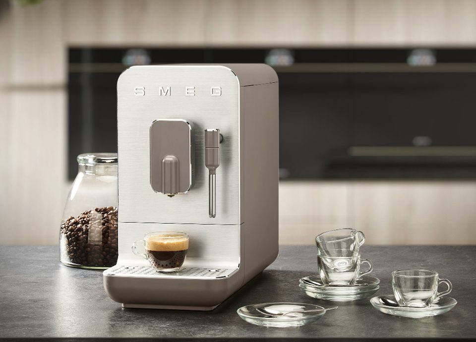 Smeg  Freestanding Fully Automatic Coffee Machine BCC02TPMUK - TAUPE