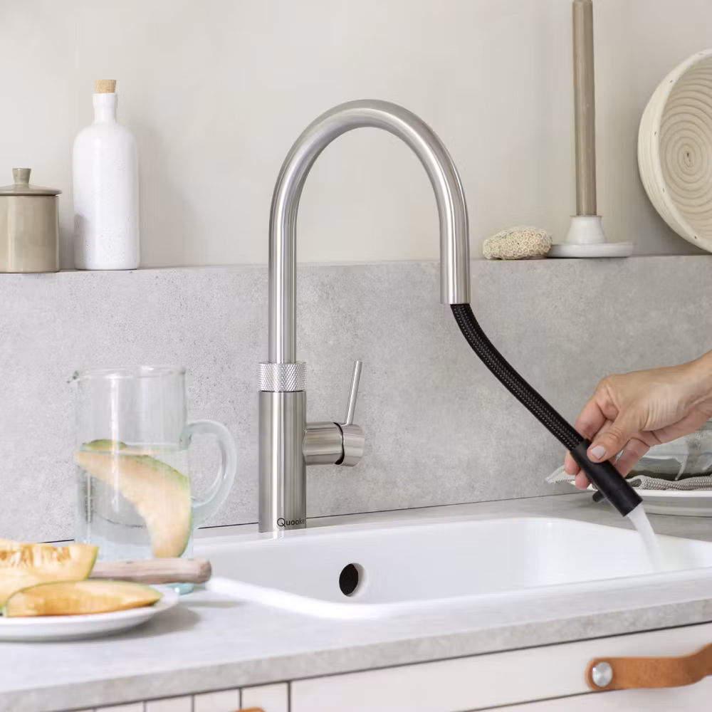 Quooker Flex 3-in-1 Boiling Water Tap PRO3 FLEX RVS FXRSST - Stainless Steel Quooker Flex 3-in-1 Boiling Water Tap PRO3 FLEX RVS FXRSST - Stainless Steel