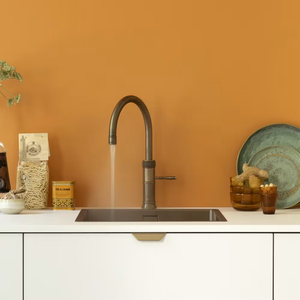 Quooker Combi+ Classic Fusion Round Boiling Water Tap COMBI+ CLASSIC FUSION ROUND PTN CFNRPTB - Patinated Brass Quooker Combi+ Classic Fusion Round Boiling Water Tap COMBI+ CLASSIC FUSION ROUND PTN CFNRPTB - Patinated Brass