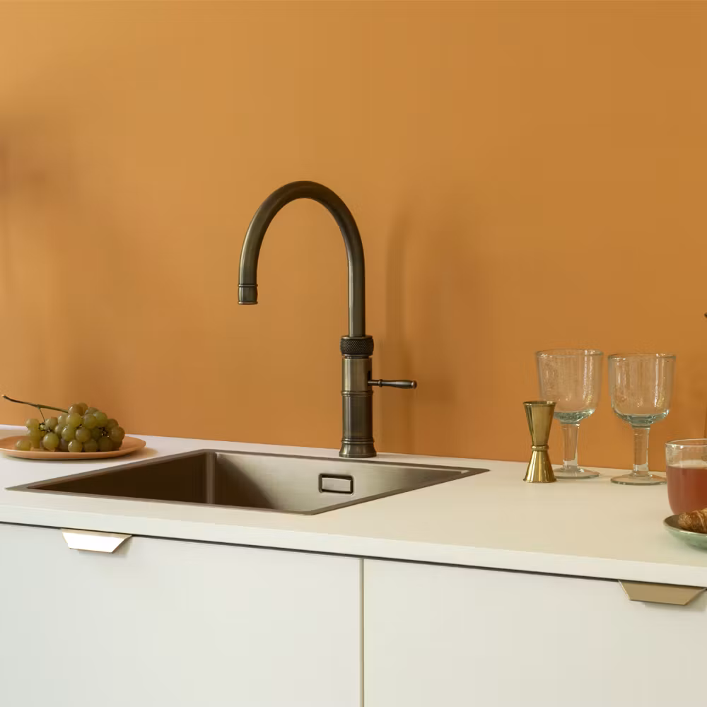 Quooker Combi+ Classic Fusion Round Boiling Water Tap COMBI+ CLASSIC FUSION ROUND PTN CFNRPTB - Patinated Brass Quooker Combi+ Classic Fusion Round Boiling Water Tap COMBI+ CLASSIC FUSION ROUND PTN CFNRPTB - Patinated Brass