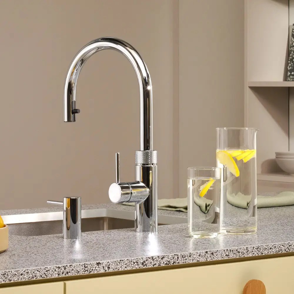 Quooker Combi+ Flex Boiling Water Tap COMBI+ FLEX CHROME FXRCHR - Chrome Quooker Combi+ Flex Boiling Water Tap COMBI+ FLEX CHROME FXRCHR - Chrome