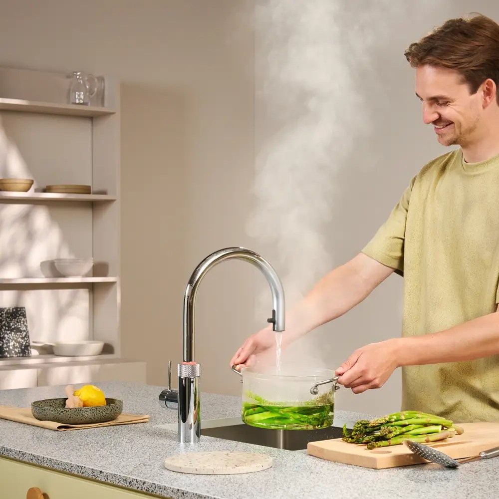 Quooker Combi+ Flex Boiling Water Tap COMBI+ FLEX CHROME FXRCHR - Chrome Quooker Combi+ Flex Boiling Water Tap COMBI+ FLEX CHROME FXRCHR - Chrome