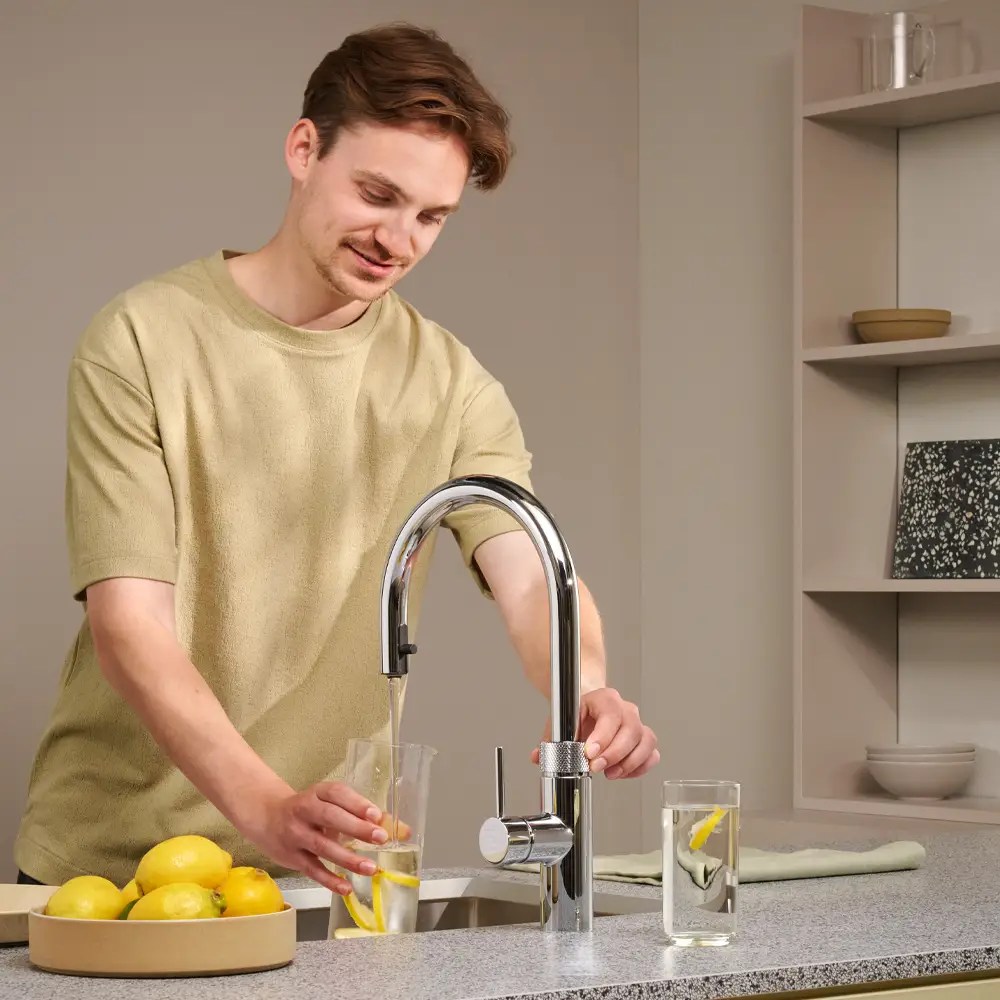 Quooker Combi+ Flex Boiling Water Tap COMBI+ FLEX CHROME FXRCHR - Chrome Quooker Combi+ Flex Boiling Water Tap COMBI+ FLEX CHROME FXRCHR - Chrome