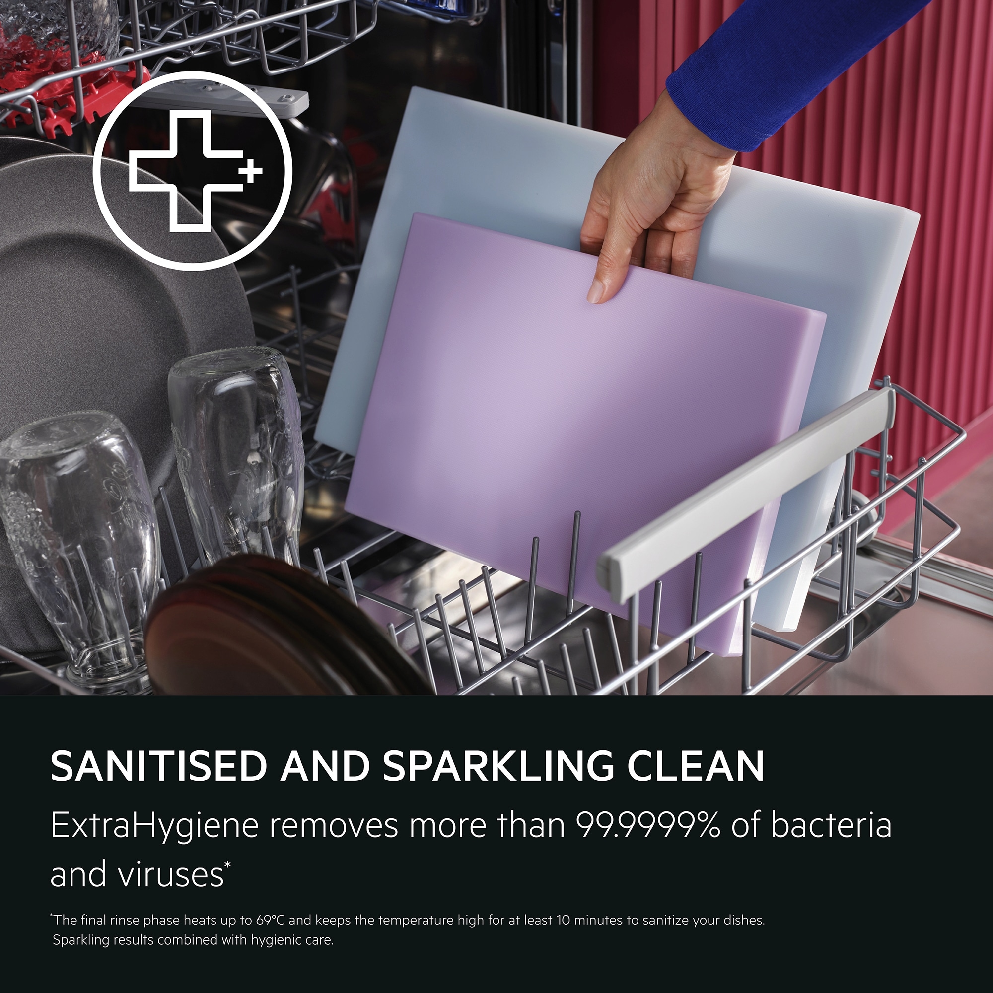 AEG 60cm Series 6000 SmartSelect Freestanding Dishwasher GF6200C2SNM - Stainless steel AEG 60cm Series 6000 SmartSelect Freestanding Dishwasher GF6200C2SNM - Stainless steel