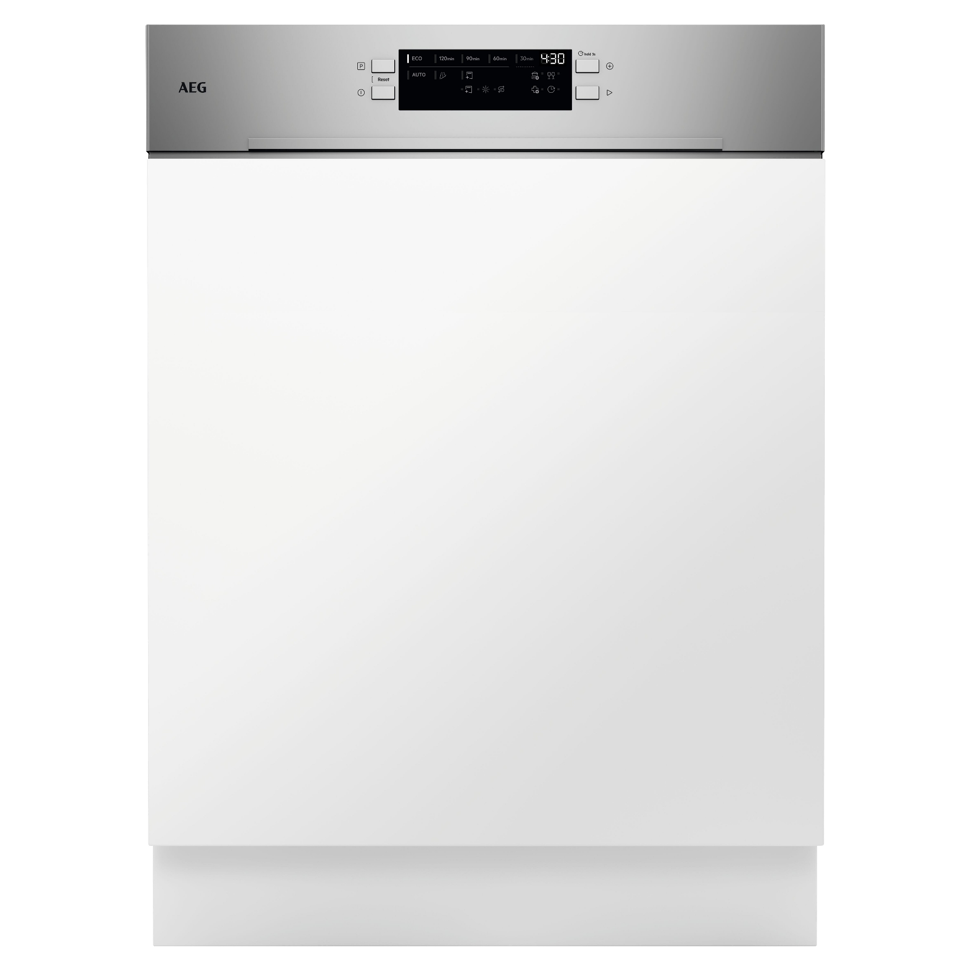 AEG Series 6000 60cm Semi Integrated Dishwasher GT6200B2SNM - Stainless Steel