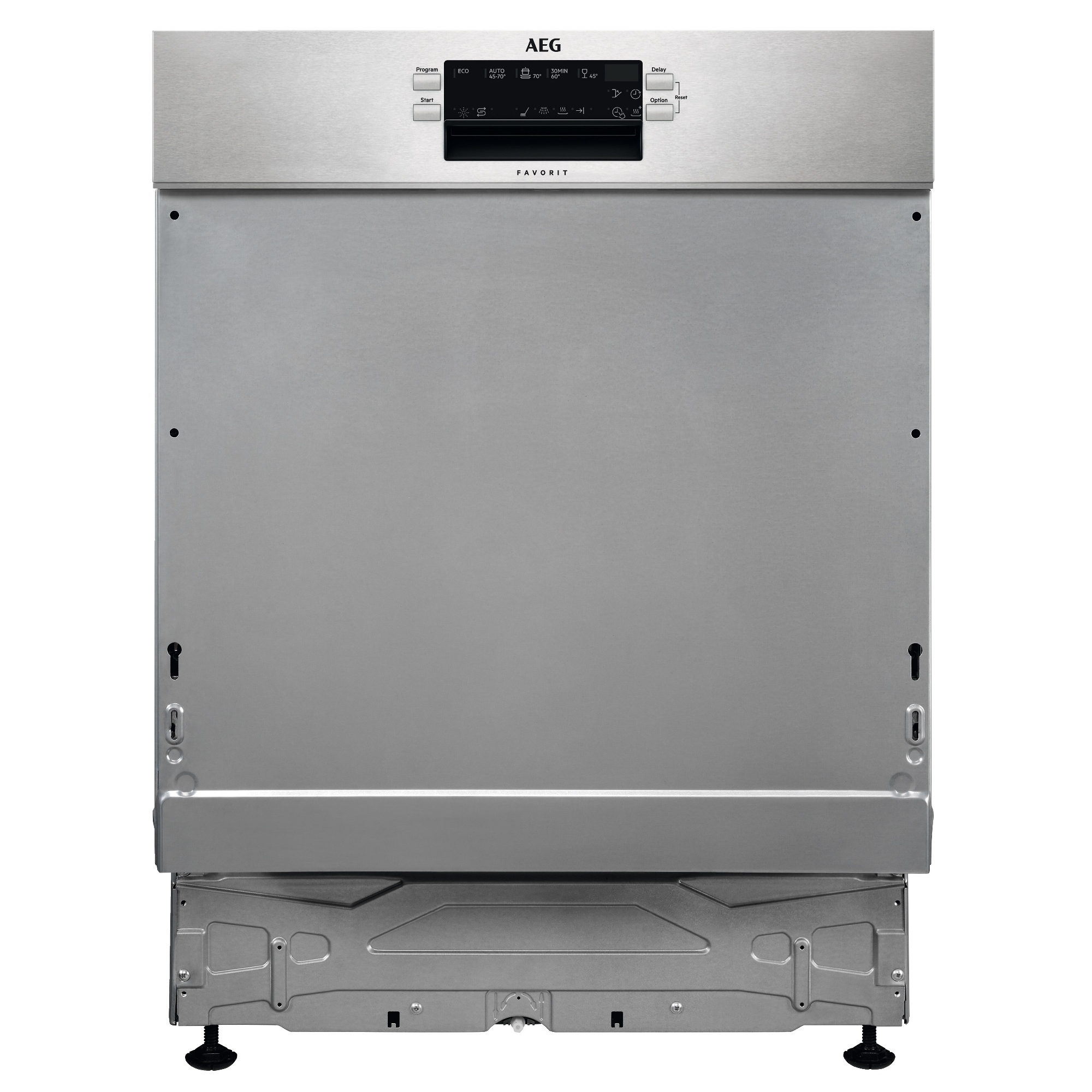 AEG Series 6000 60cm Semi Integrated Dishwasher GT6200B2SNM - Stainless Steel AEG Series 6000 60cm Semi Integrated Dishwasher GT6200B2SNM - Stainless Steel