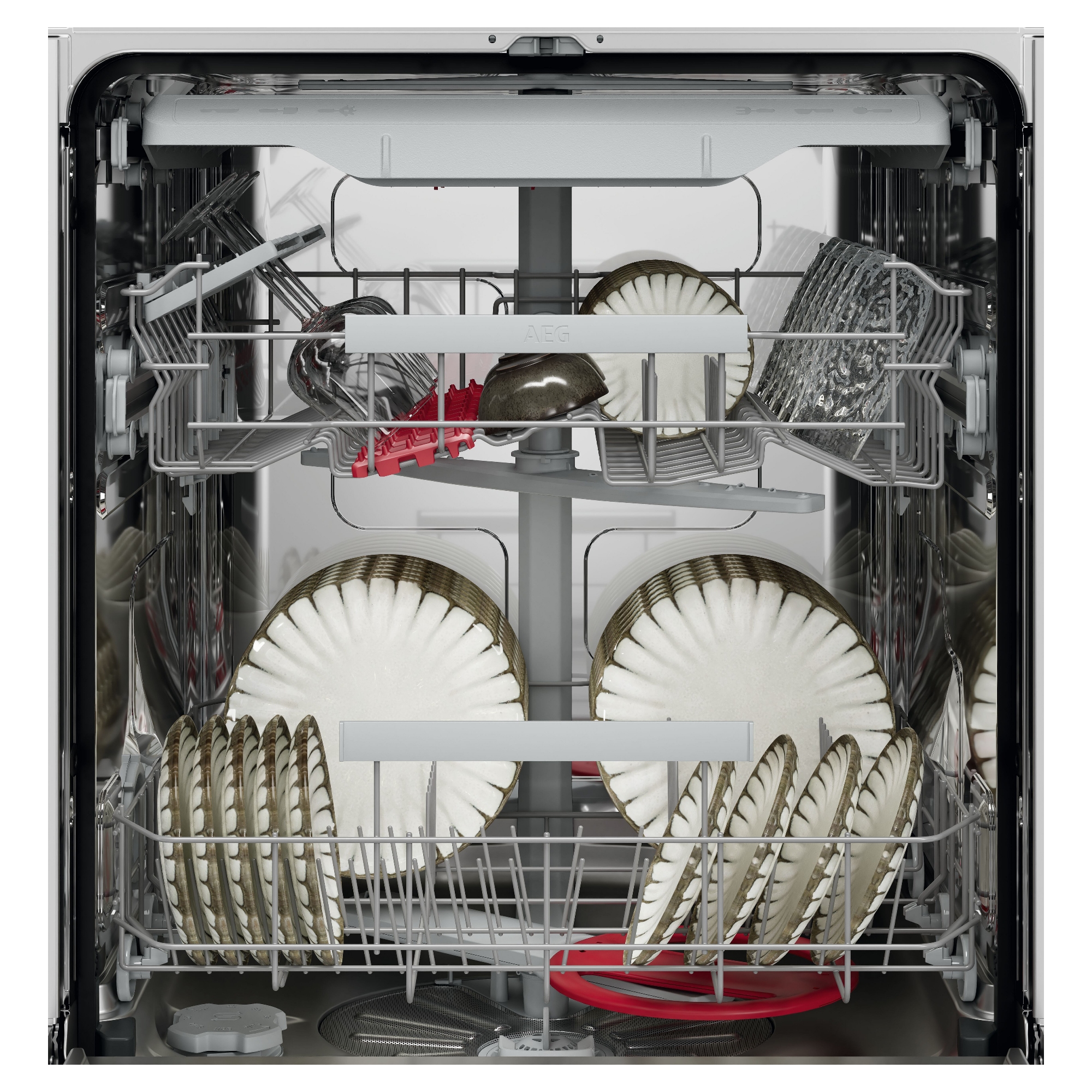 AEG Series 6000 60cm Semi Integrated Dishwasher GT6200B2SNM - Stainless Steel AEG Series 6000 60cm Semi Integrated Dishwasher GT6200B2SNM - Stainless Steel