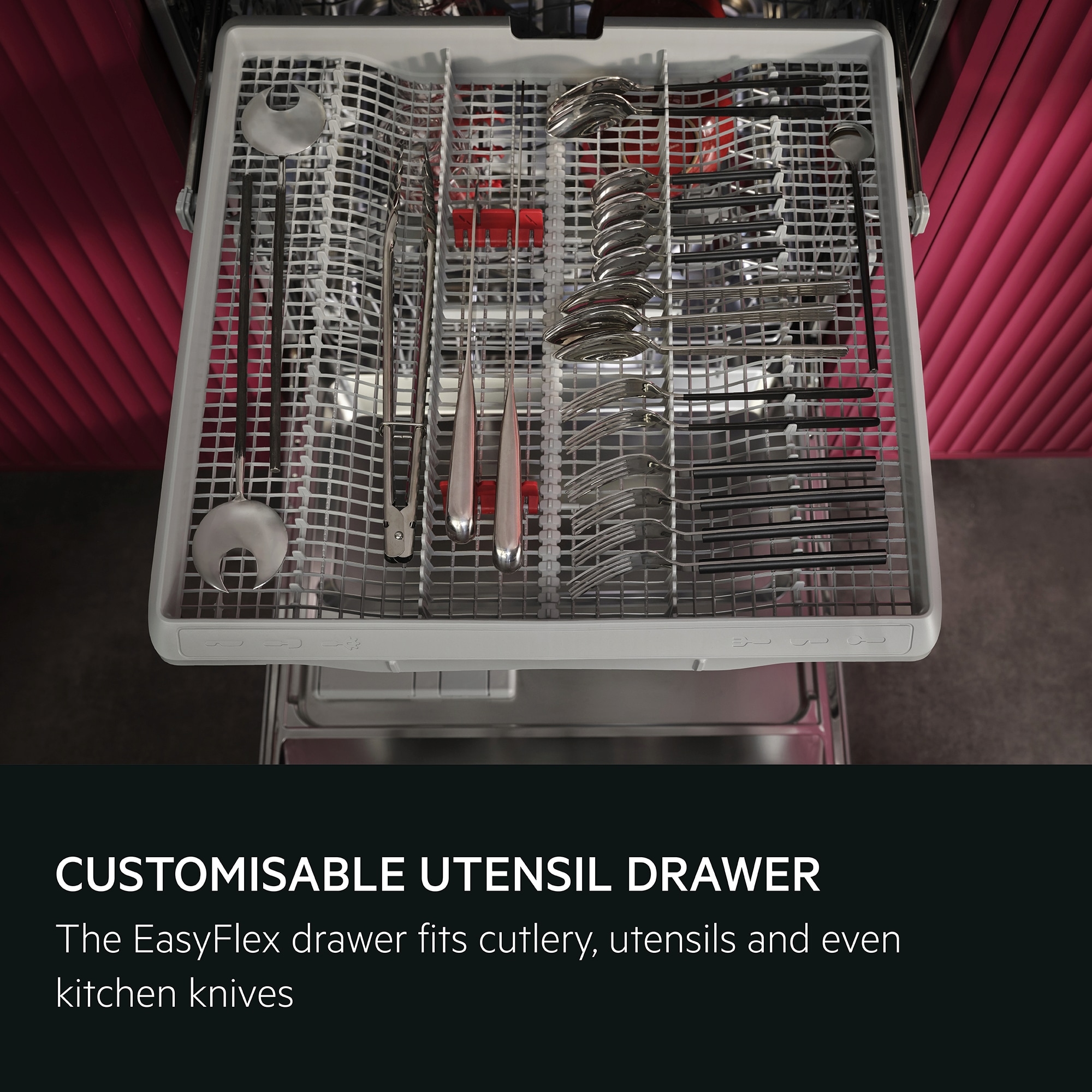 AEG Series 6000 60cm Semi Integrated Dishwasher GT6200B2SNM - Stainless Steel AEG Series 6000 60cm Semi Integrated Dishwasher GT6200B2SNM - Stainless Steel