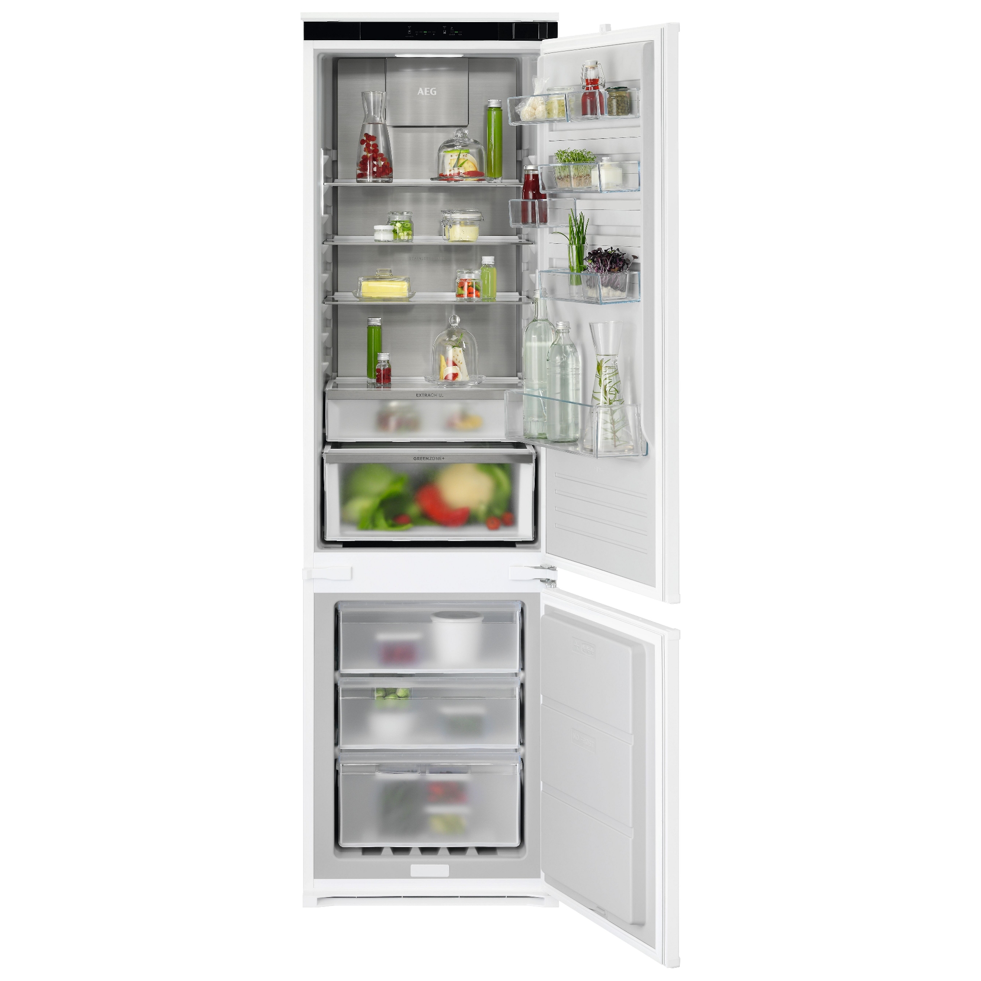 AEG 188cm Series 8000 Integrated 70/30 Frost Free Fridge Freezer NSC8M192DS