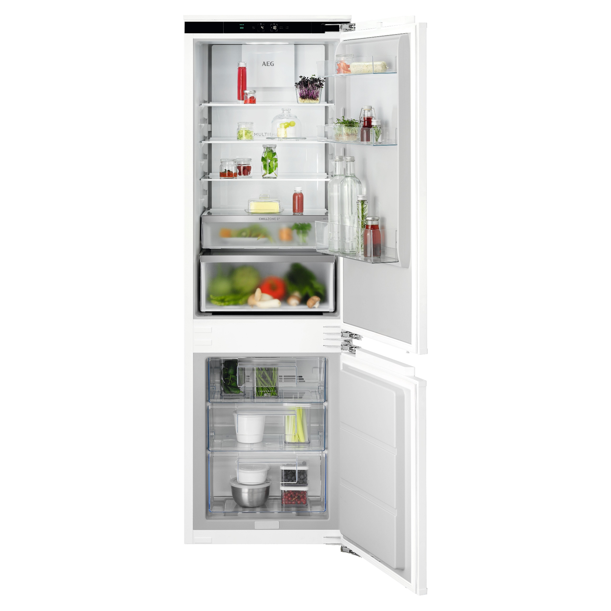 AEG 177cm Series 7000 Integrated 70/30 Frost Free Fridge Freezer OSC7C181DF