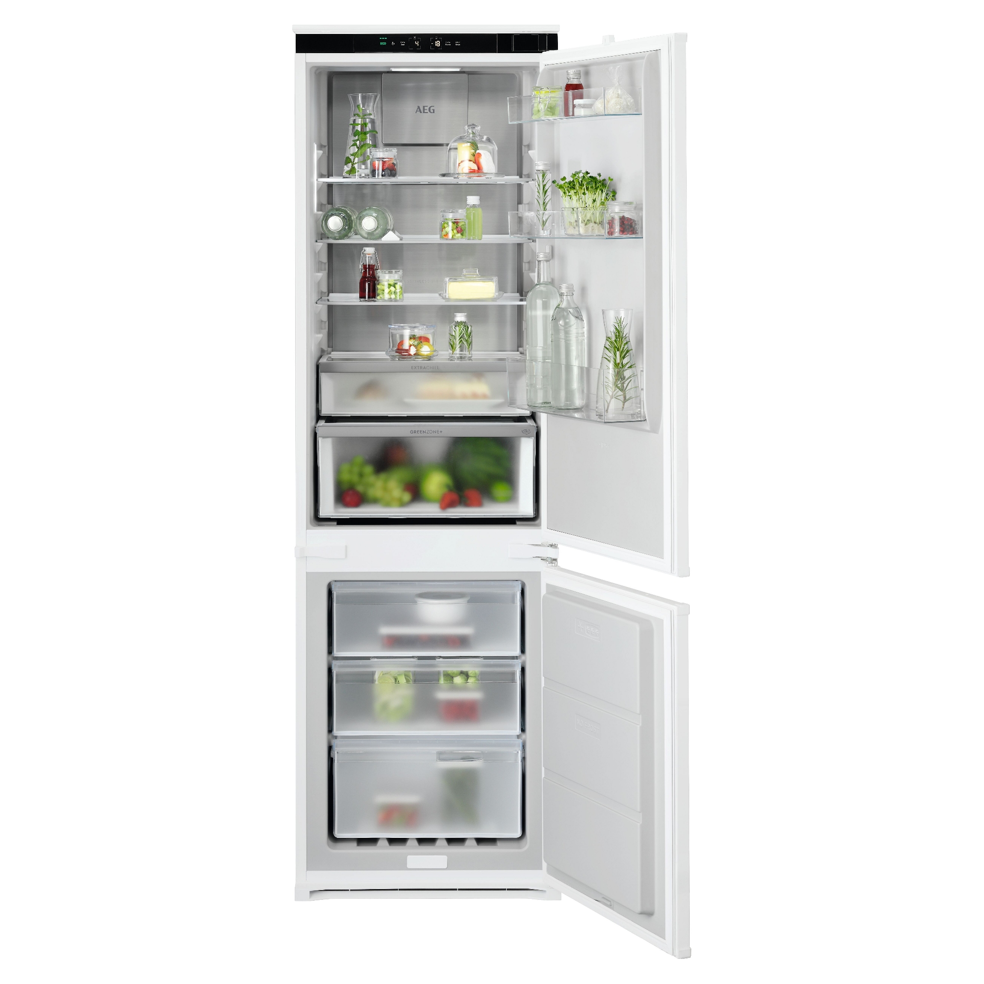 AEG 177cm Series 8000 Integrated 70/30 Frost Free Fridge Freezer TC8MS181CS