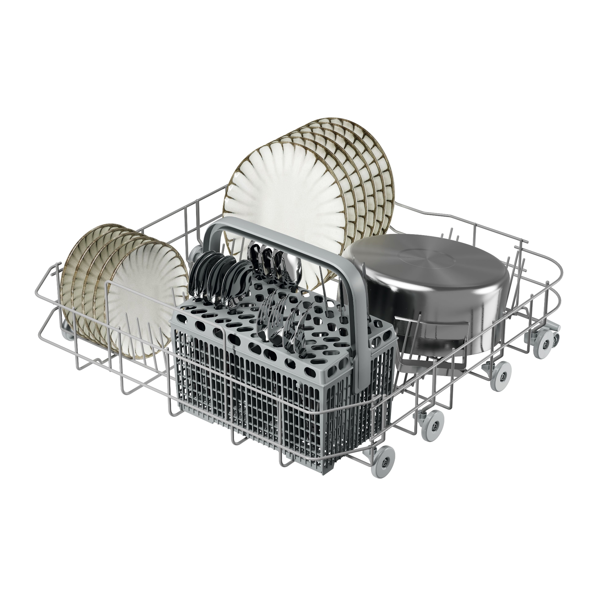 AEG 60cm Series 5000 AirDry Freestanding Dishwasher GF5200D1SNW - White AEG 60cm Series 5000 AirDry Freestanding Dishwasher GF5200D1SNW - White