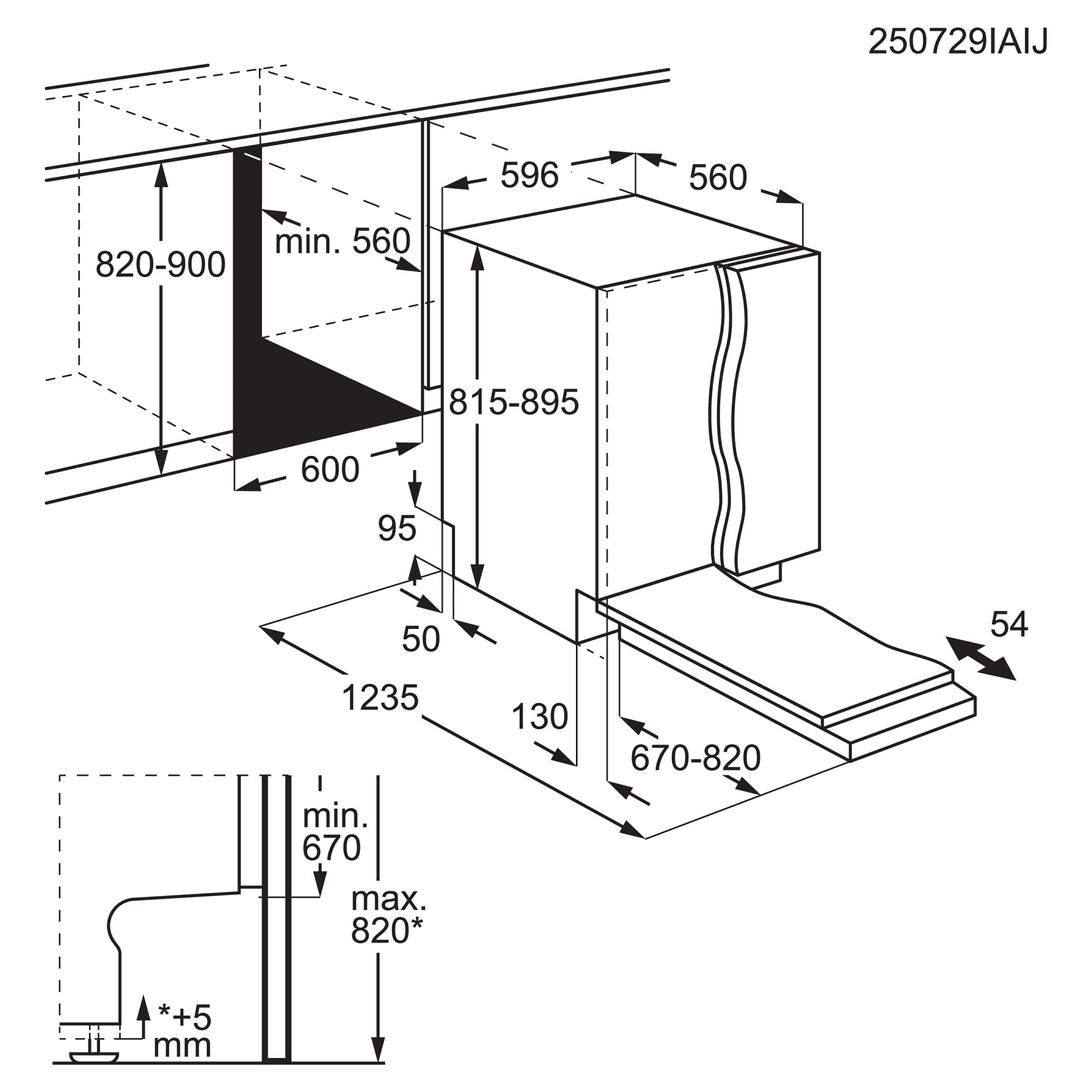 AEG 9000 SuperSilent Fully Integrated Dishwasher 60cm GI9200X2PN AEG 9000 SuperSilent Fully Integrated Dishwasher 60cm GI9200X2PN