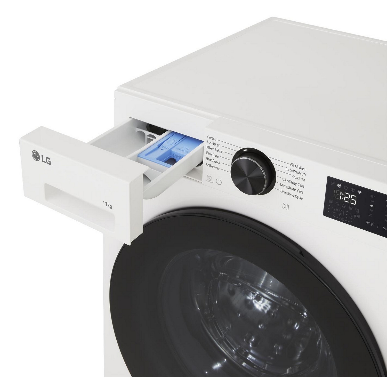 LG Series 5 AI Direct Drive 11kg 1400 Spin Washing Machine F4X5011TWB - White LG Series 5 AI Direct Drive 11kg 1400 Spin Washing Machine F4X5011TWB - White